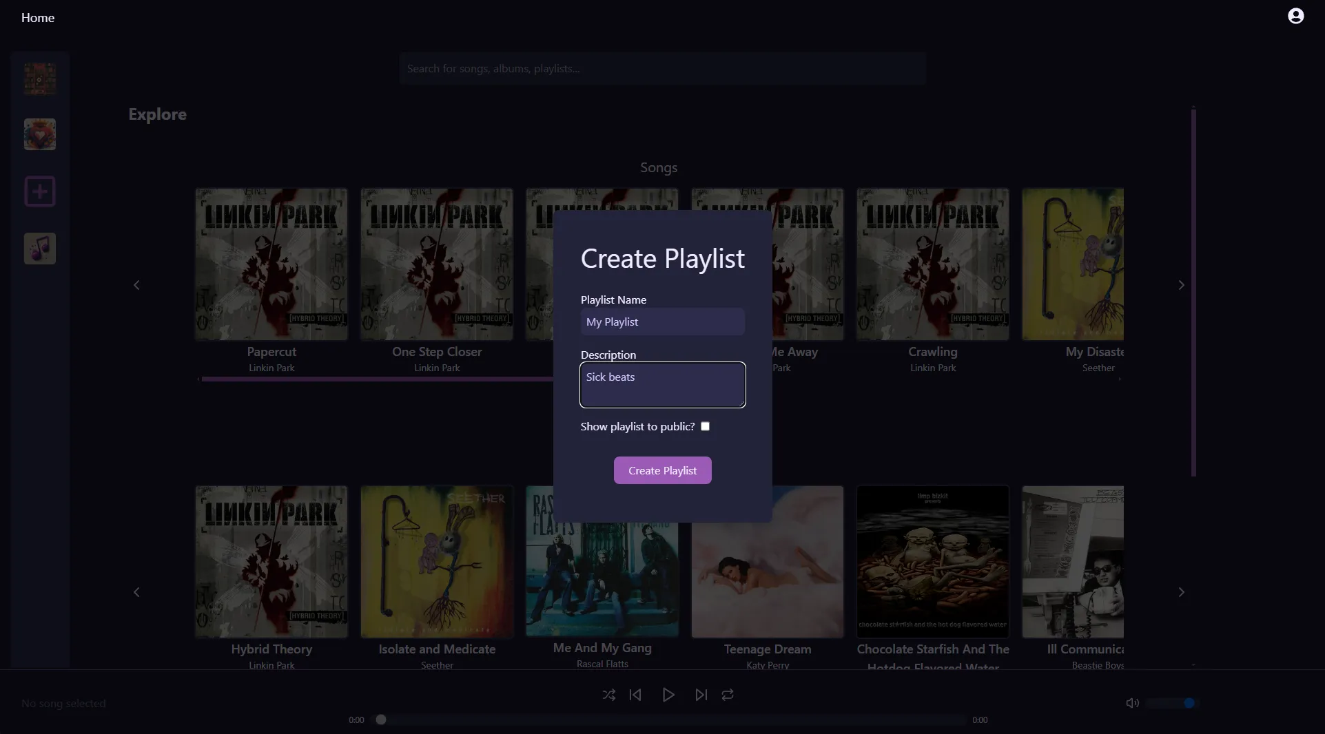 Beatbox project screenshot