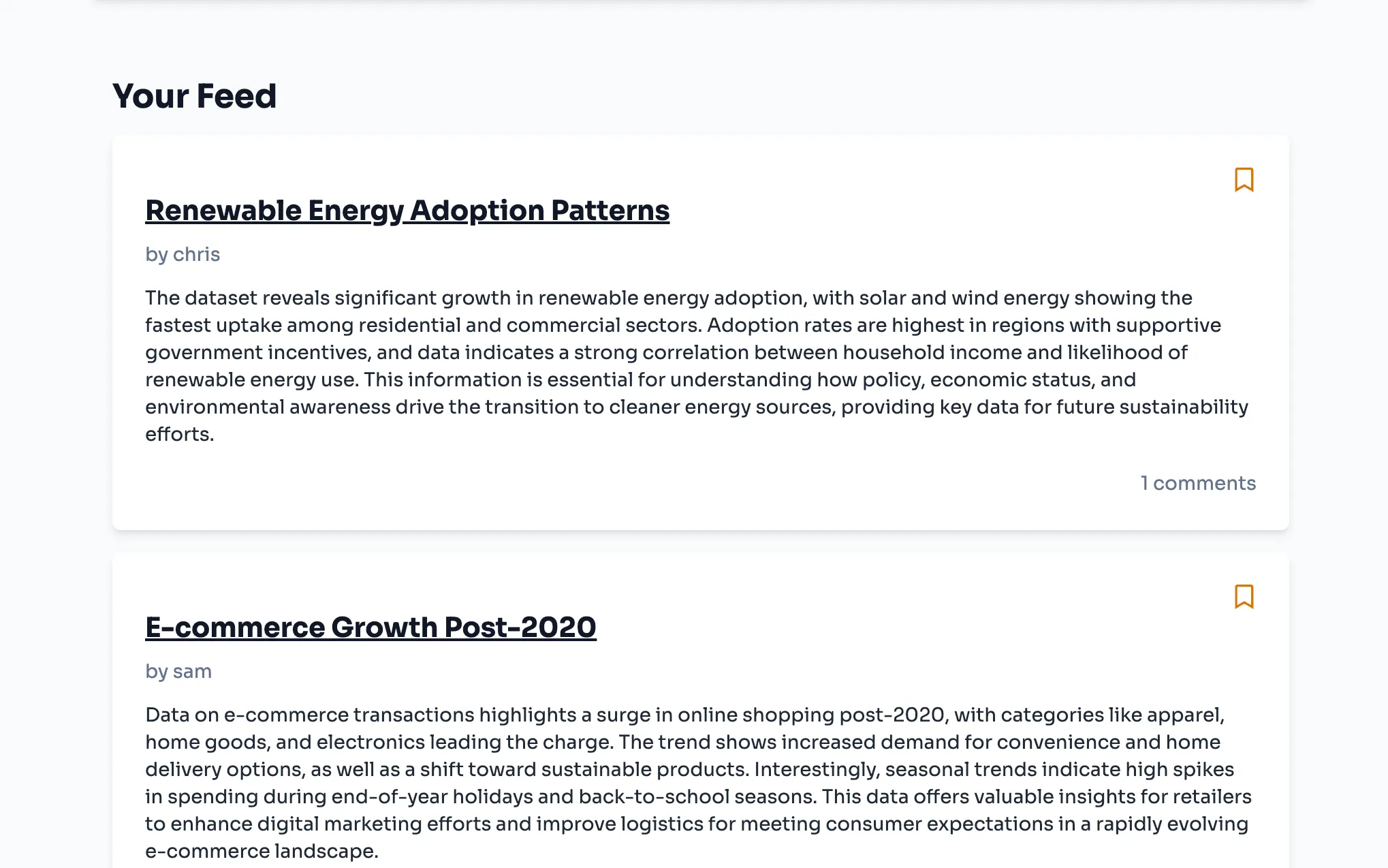 Statistically Speaking project screenshot